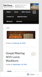 Mobile Screenshot of oakgrovechurchofchrist.net